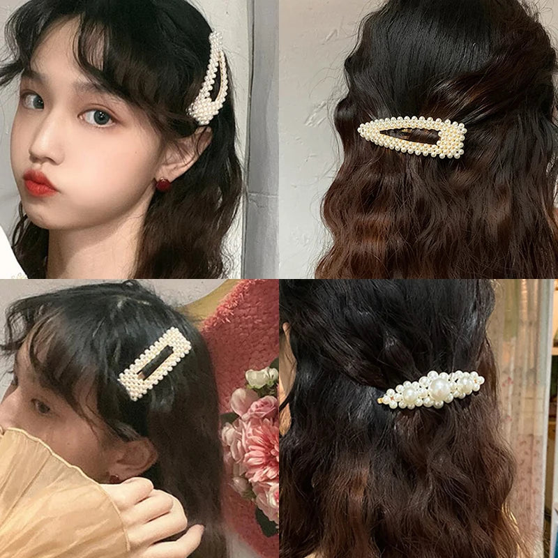 Pearl Hair Clips