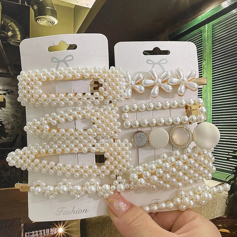 Pearl Hair Clips
