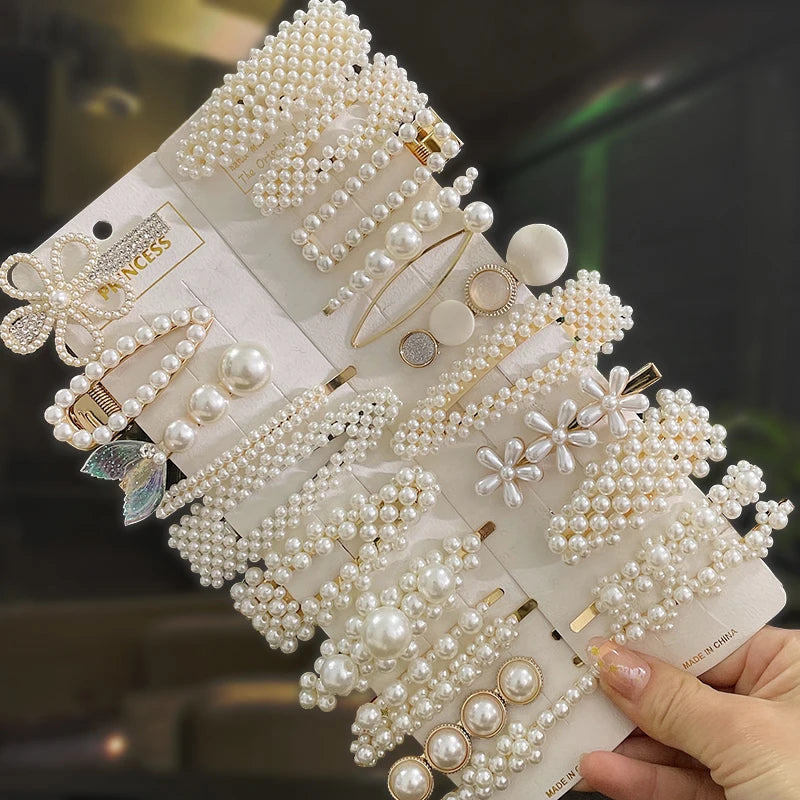 Pearl Hair Clips