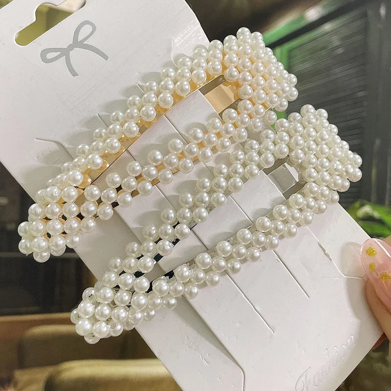 Pearl Hair Clips
