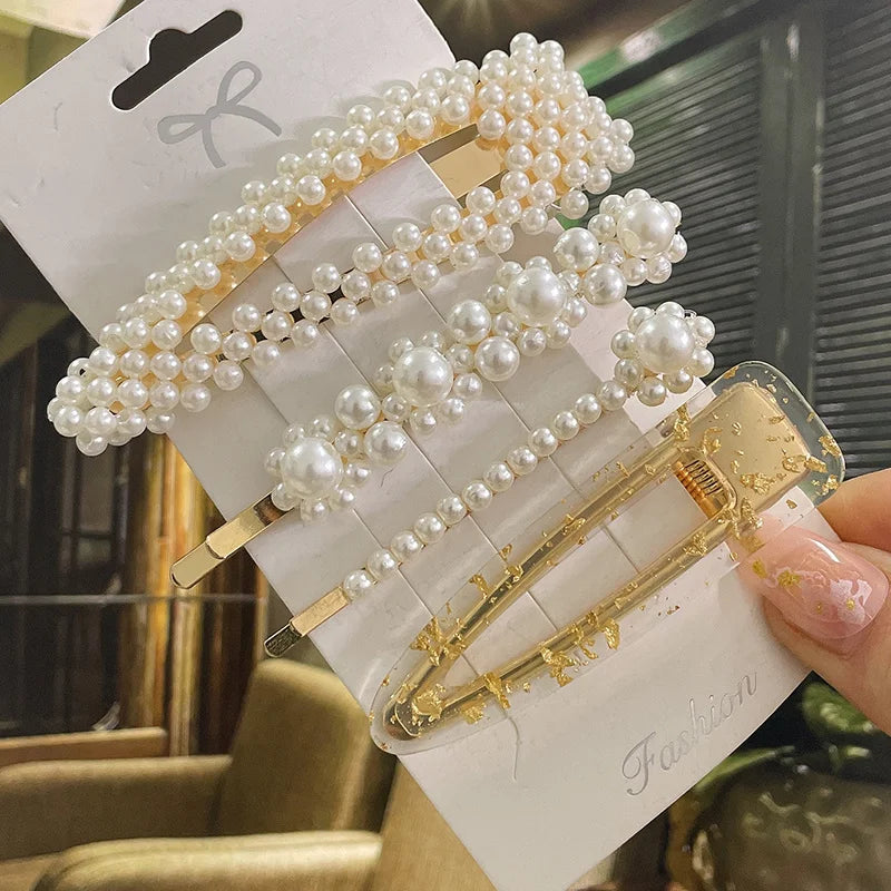 Pearl Hair Clips