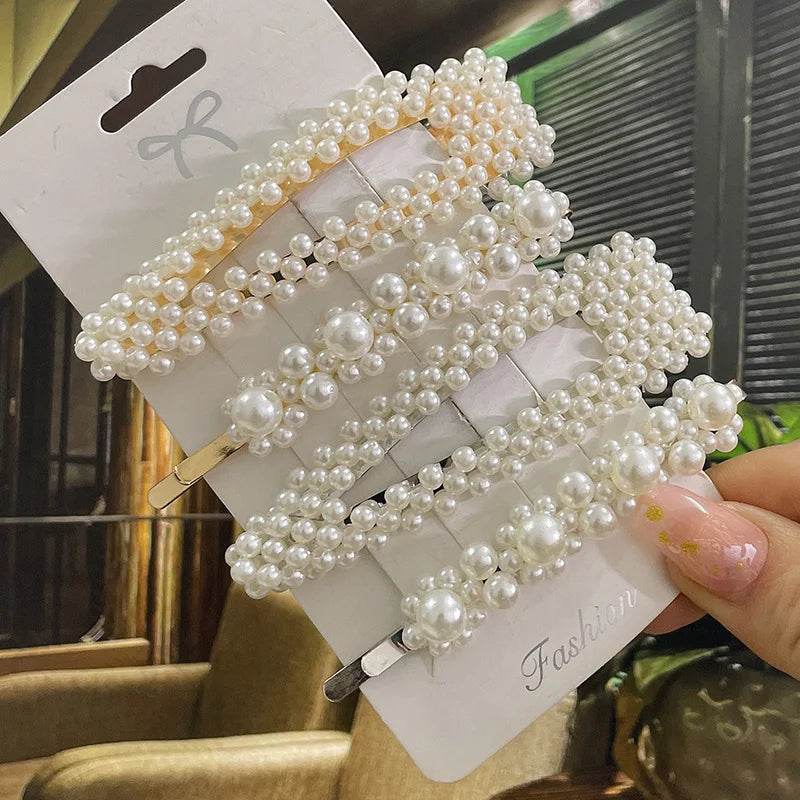 Pearl Hair Clips