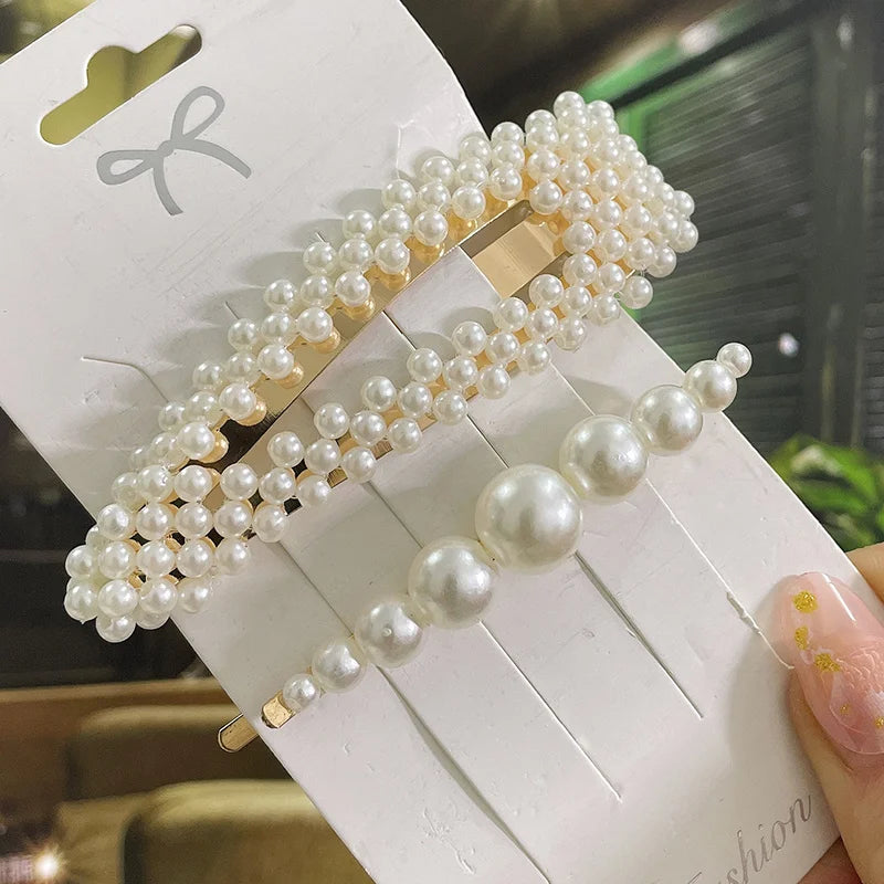 Pearl Hair Clips