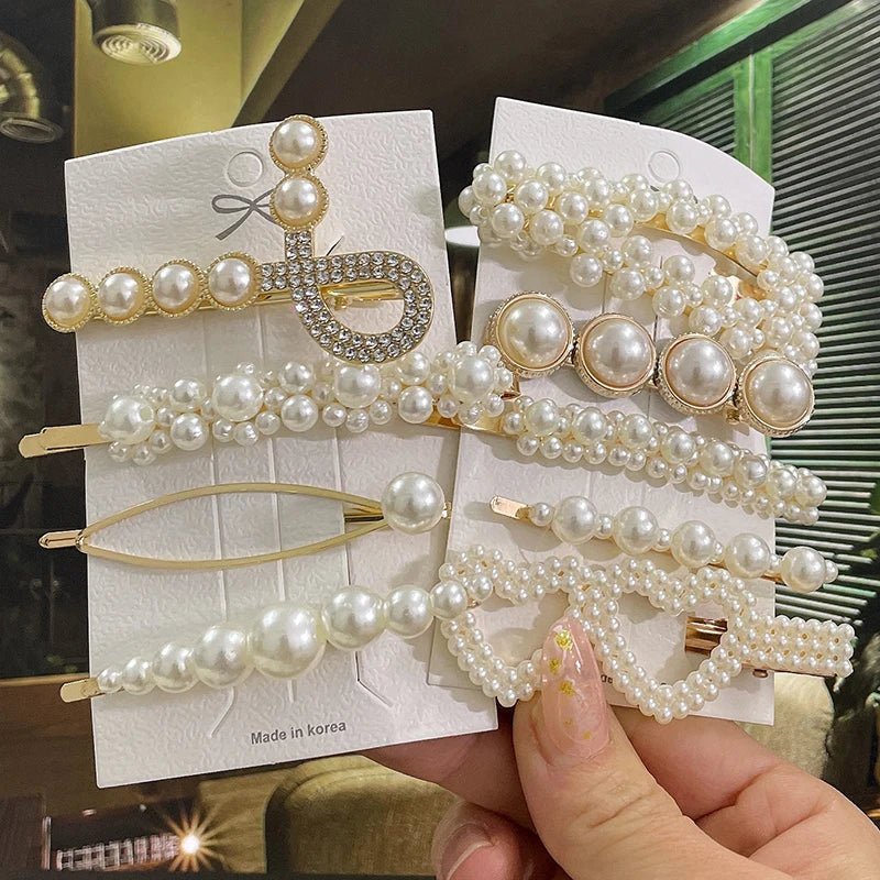 Pearl Hair Clips