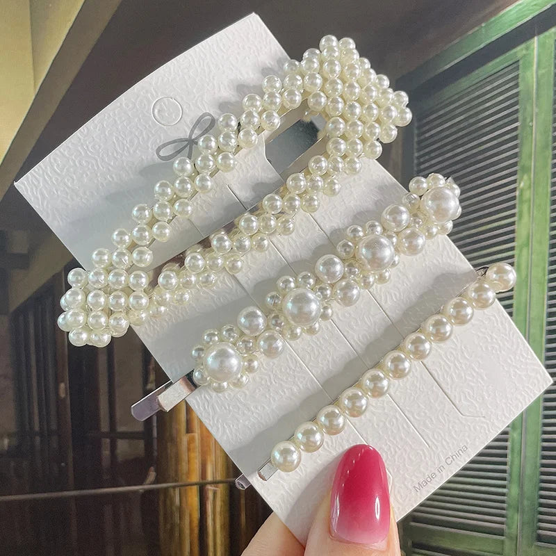 Pearl Hair Clips