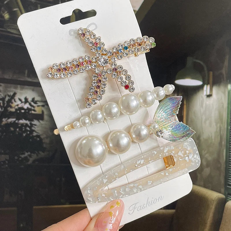 Pearl Hair Clips