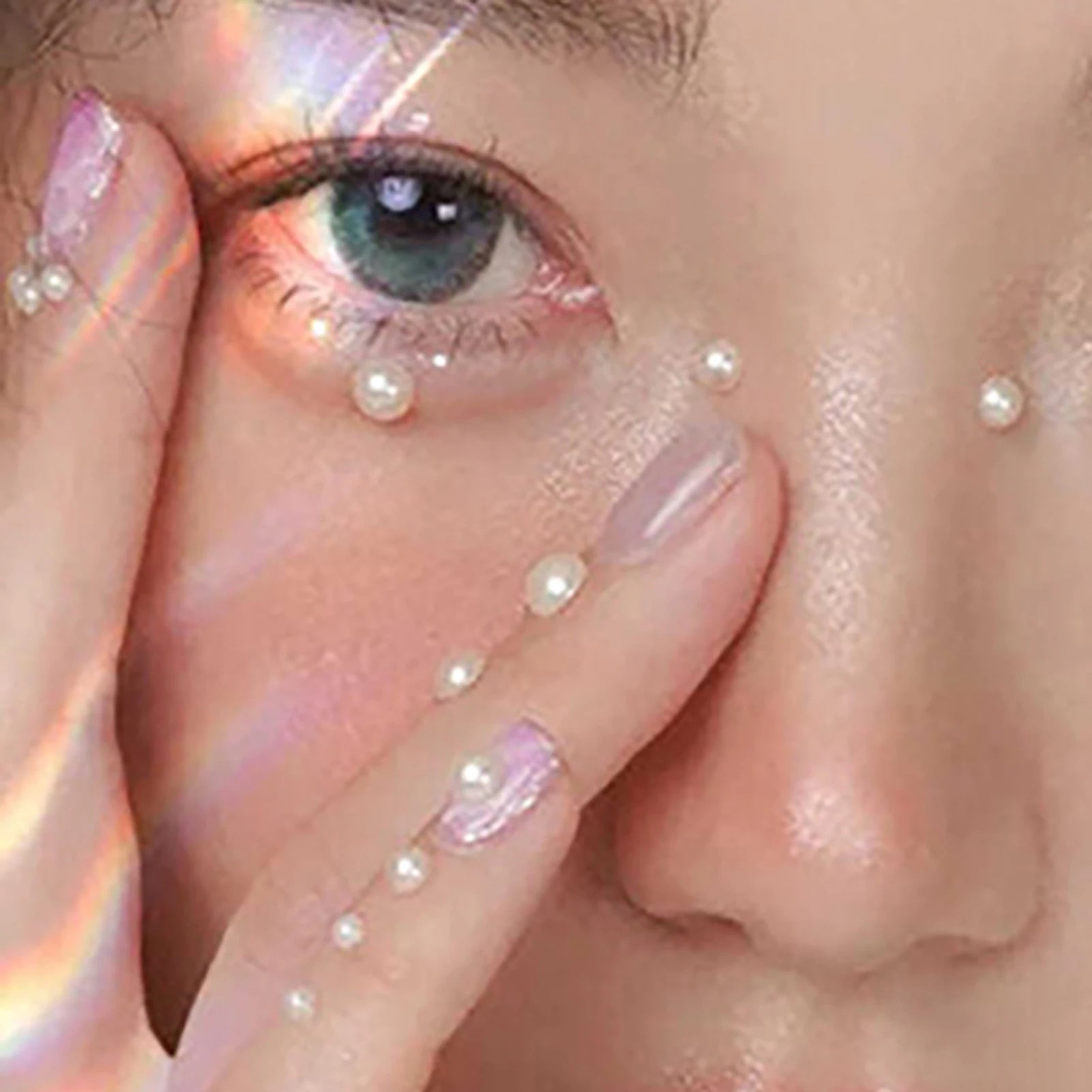 Face Rhinestones Stickers