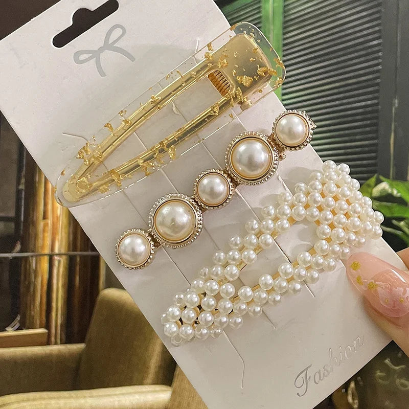 Pearl Hair Clips