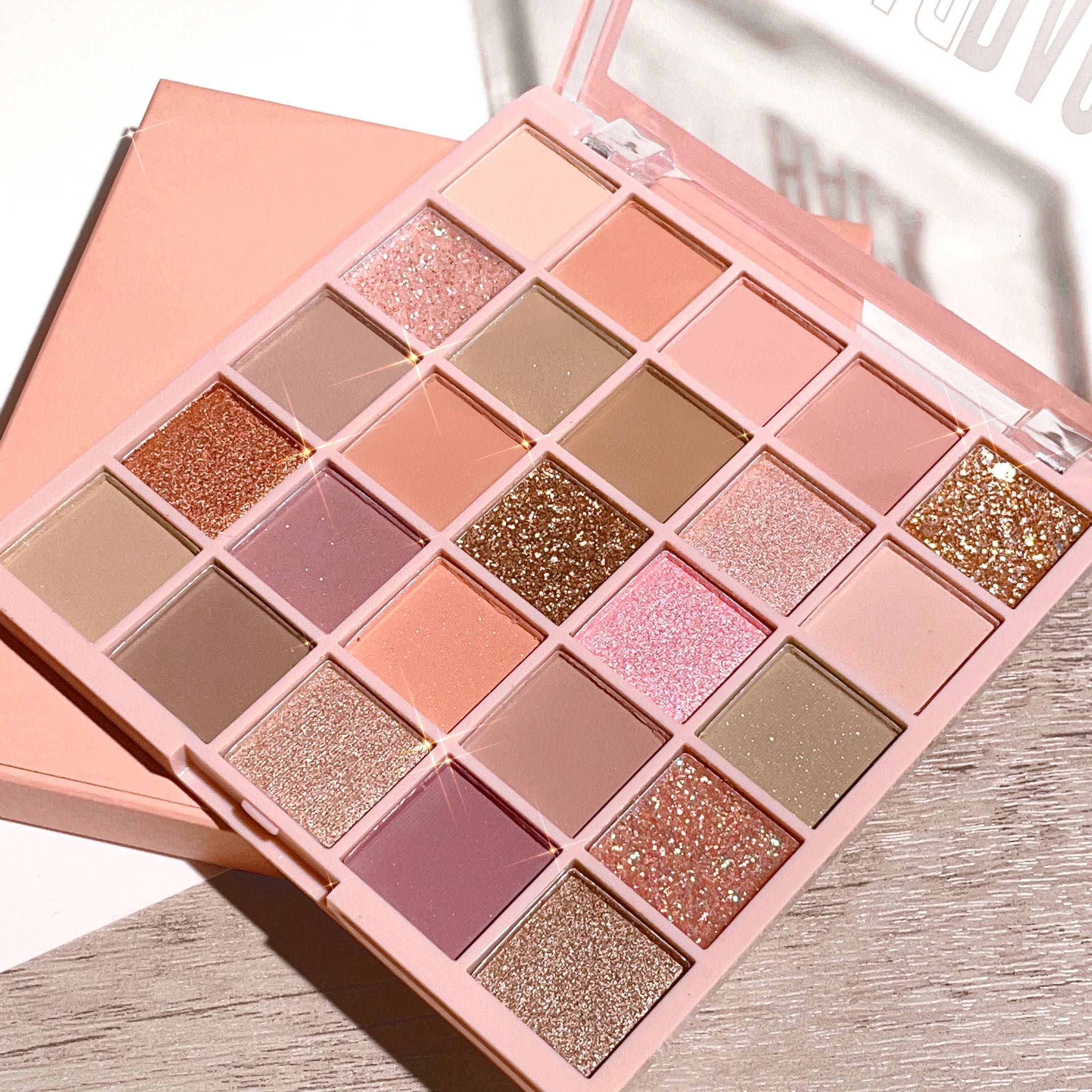 Sparkling eye shadow
