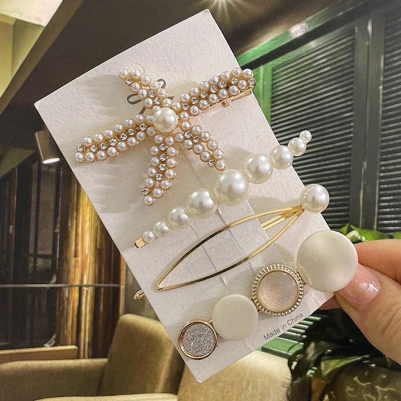 Pearl Hair Clips