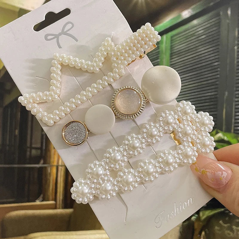 Pearl Hair Clips