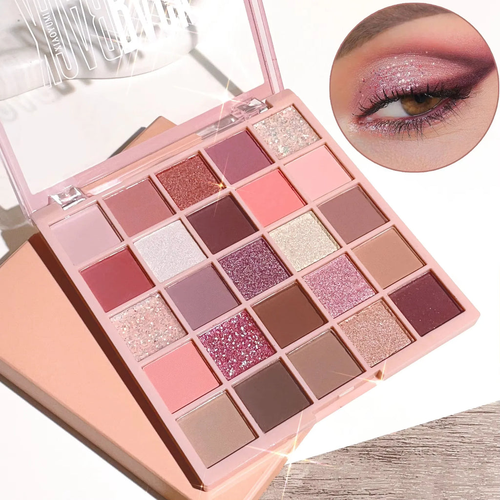 Sparkling eye shadow
