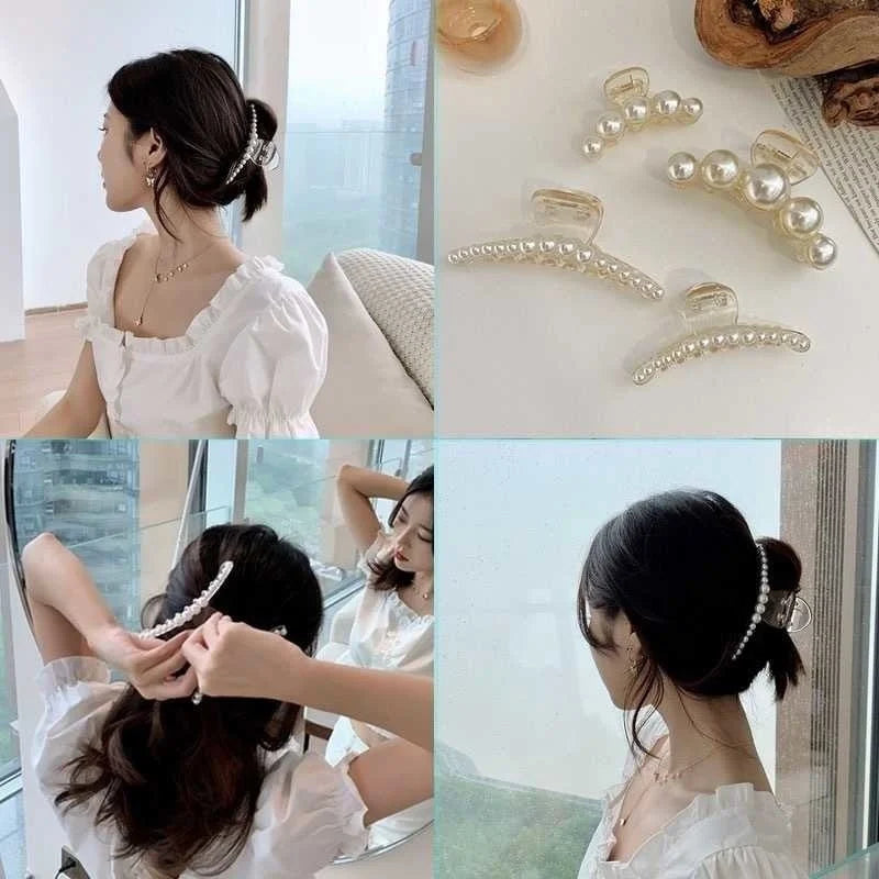Pearl Claw Clips