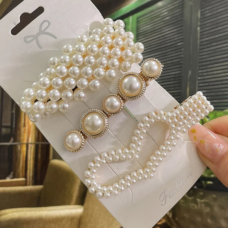 Pearl Hair Clips