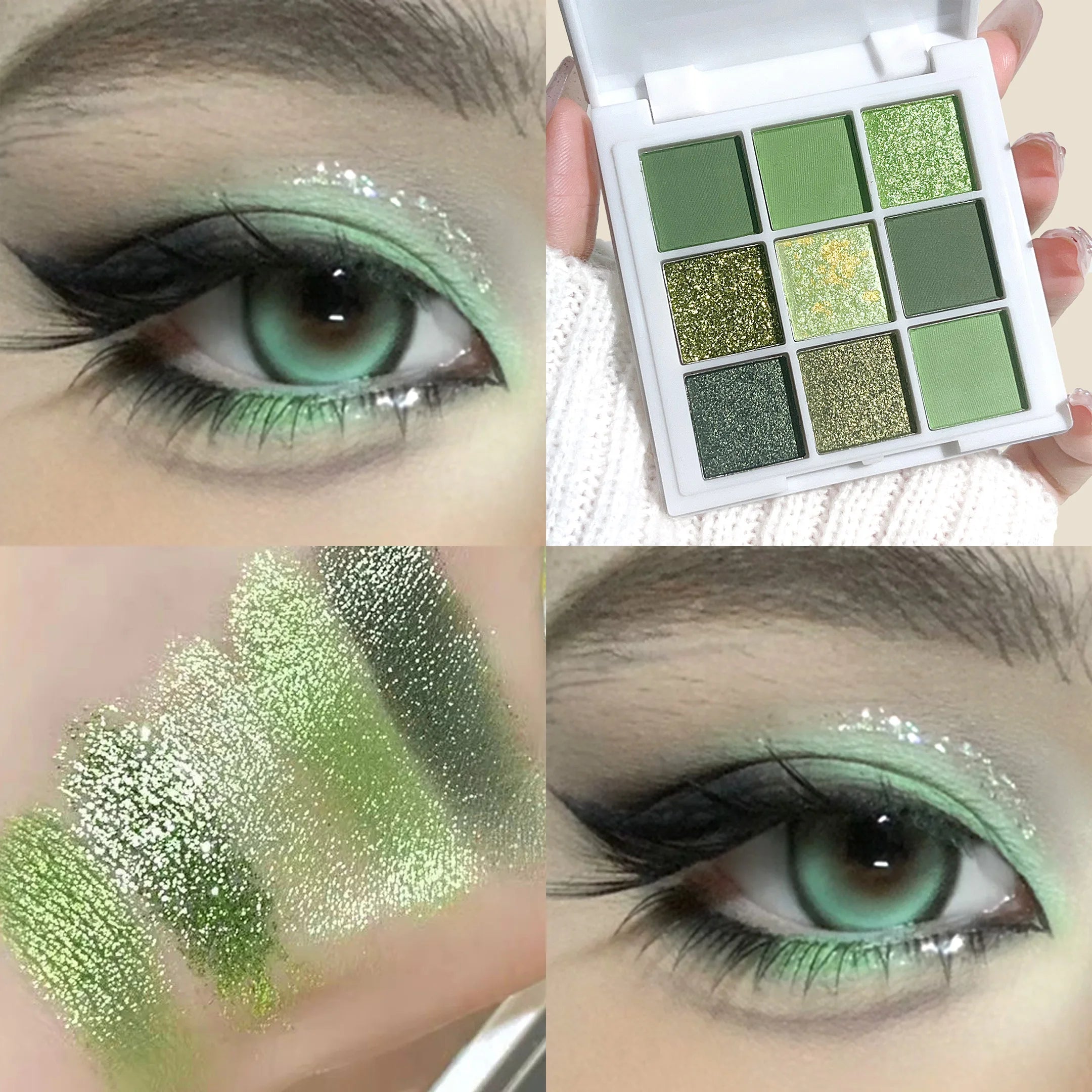 Green Eyeshadow Palette