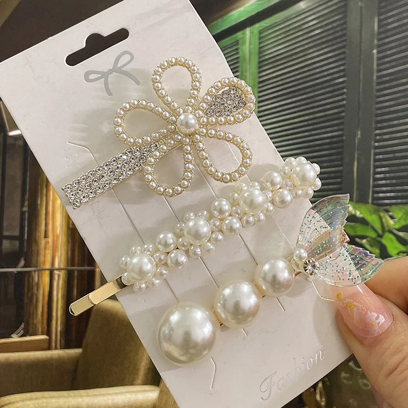 Pearl Hair Clips