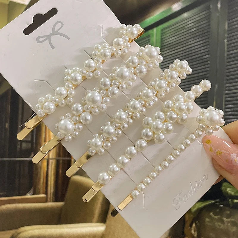 Pearl Hair Clips