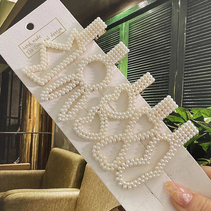 Pearl Hair Clips