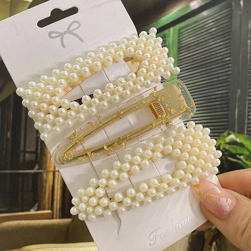 Pearl Hair Clips