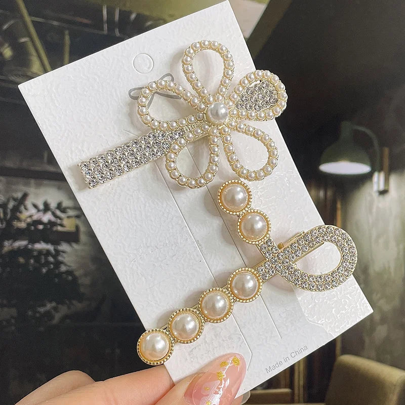 Pearl Hair Clips