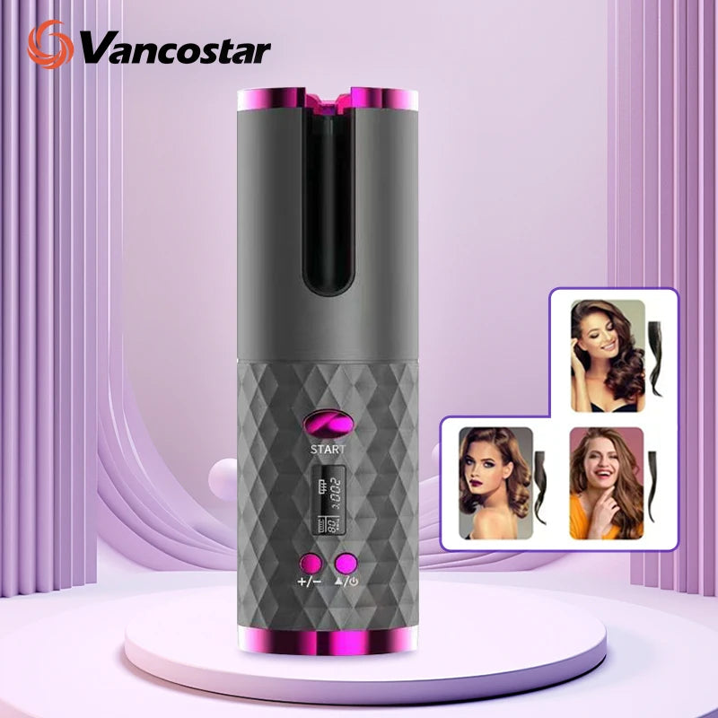 Portable Wireless Hair Curler
