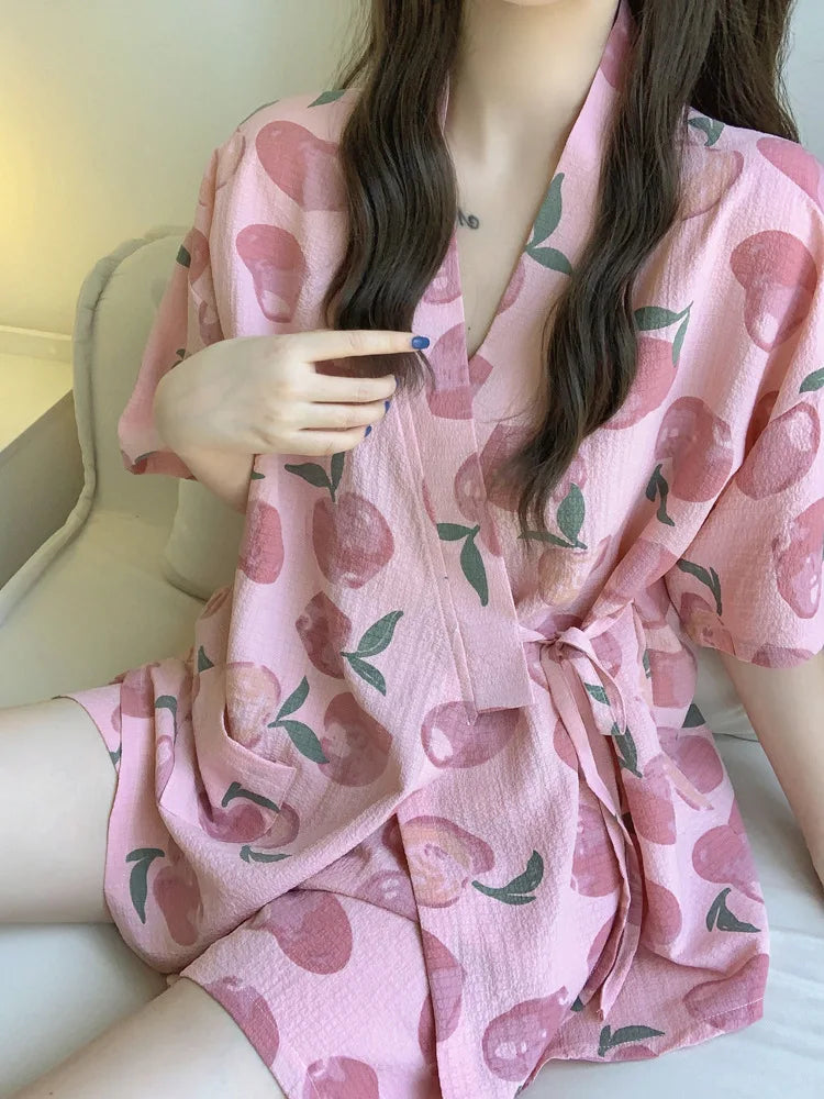 Loungewear Kimono Pajamas